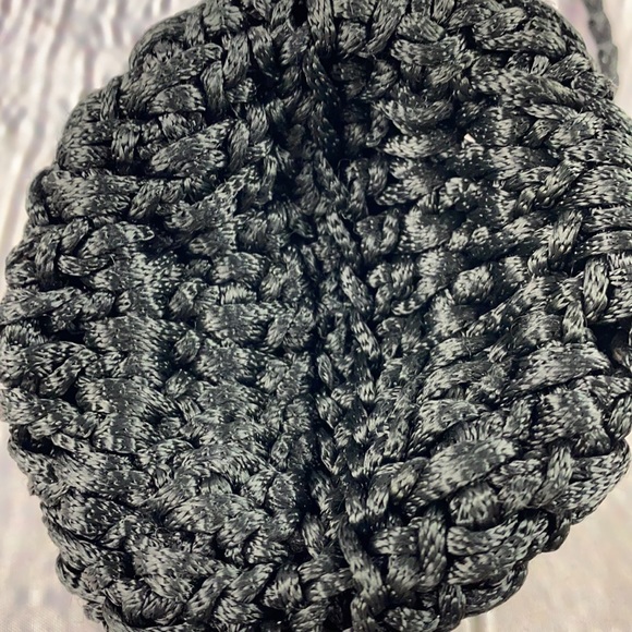 Beautifully Simple Black Crochet Shoulder/Crossbody Bag - Picture 14 of 17